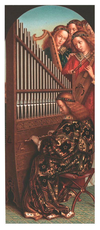 St. Cecilia aan het Orgel door Christian Schultz
