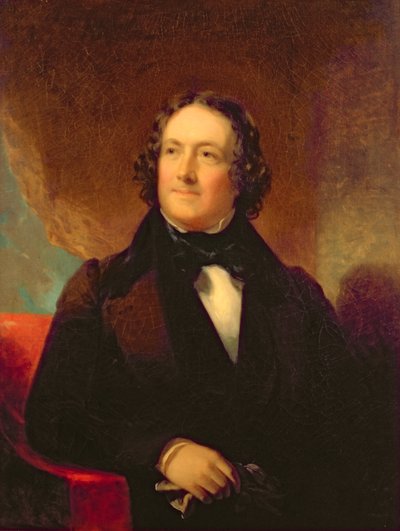 Nicholas Biddle (1750-78) kopie van een origineel door James Peale door Christian Schussele