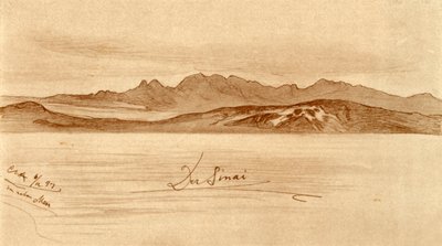 Sinaï, Egypte, 1898 door Christian Wilhelm Allers