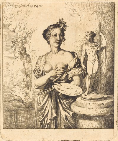 Schilderij door Christian Wilhelm Ernst Dietrich