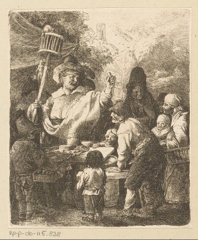 Rattengifverkoper door Christian Wilhelm Ernst Dietrich