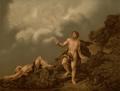 Kaïns Broedermoord door Christian Wilhelm Ernst after Dietrich