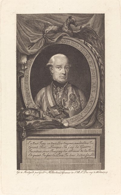 Leopold II, Heilige Roomse Keizer door Christian Wilhelm Ketterlinus
