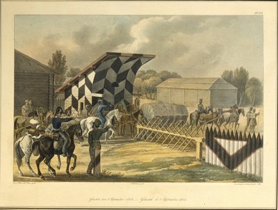 Gzhatsk op 5 september 1812 door Christian Wilhelm von Faber du Faur