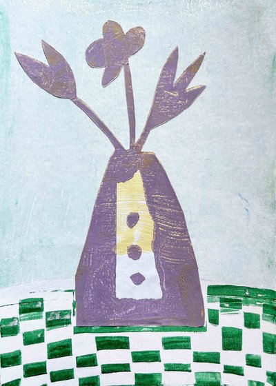 Stilleven-collage door Christina Misuro