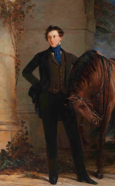 Portret van graaf Vladimir Petrovich Orlov-Davydov 1809-1882, 1840 door Christina Robertson