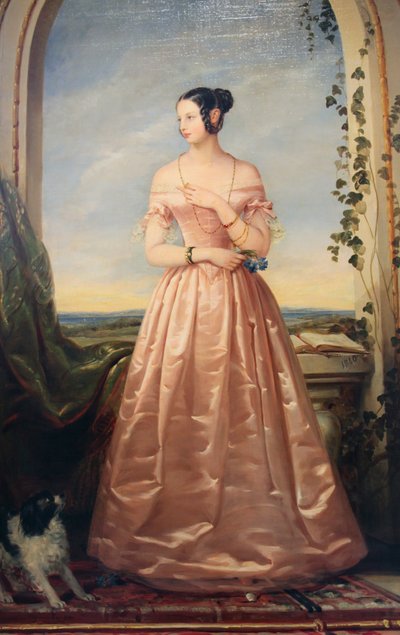 Portret van de Groothertogin Alexandra Nikolaevna door Christina Robertson