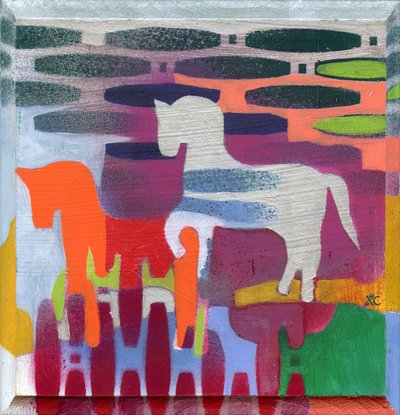 Paarden, c. 2008 door Christina Saj