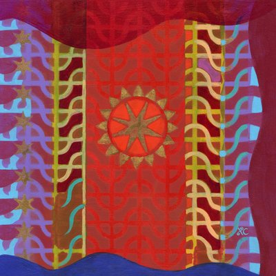 Meditatie 7 Lotus c. 2017 door Christina Saj