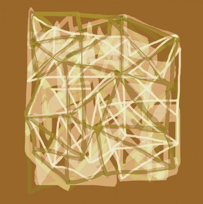 Abstracte geometrische lijnen door Christina Sillen