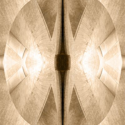 Architectonische abstracte symmetrie door Christina Sillen