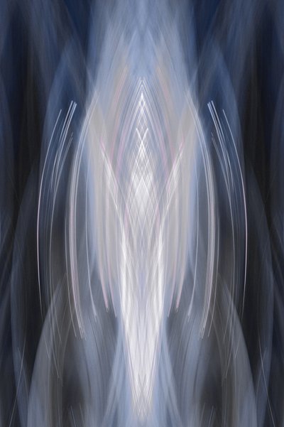 Etherische Blauwe Stroom door Christina Sillen