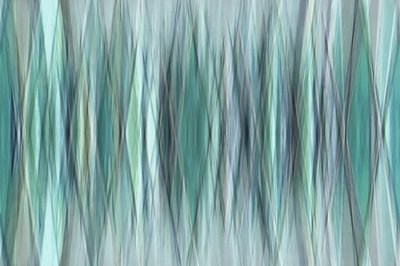 Vloeiende blauwgroene lijnen door Christina Sillen