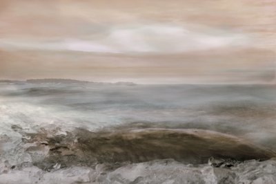Mistige rust aan de kust door Christina Sillen