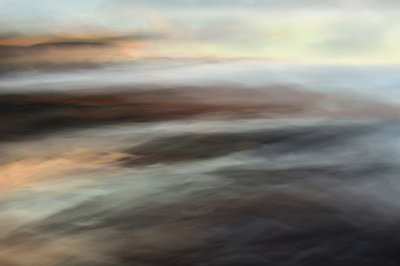 Ingetogen abstracte stroming door Christina Sillen