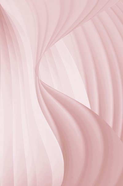 Roze abstracte golven door Christina Sillen