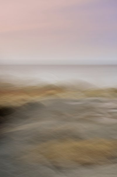 Zachte abstracte horizon door Christina Sillen