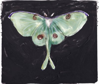Groene maanvlinder door Christine Lindstrom