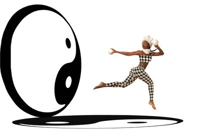 Harlequin Yin Yang Balance door Christine von Diepenbroek