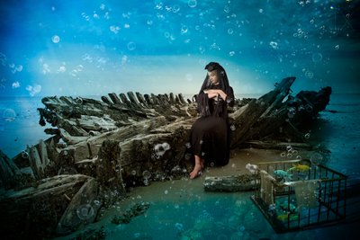 Onderwaterfantasie over scheepswrakken door Christine von Diepenbroek