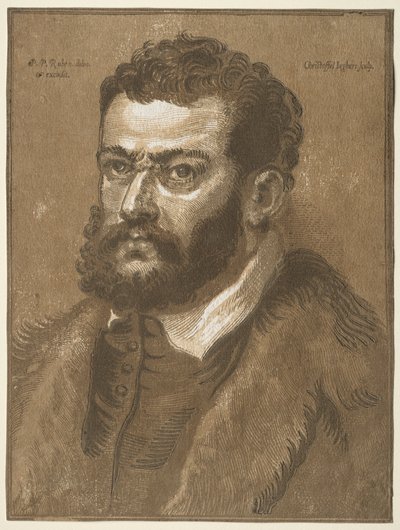 Buste van een Bebaarde Man Doge Giovanni Cornaro, 1632-1636 door Christoffel Jegher