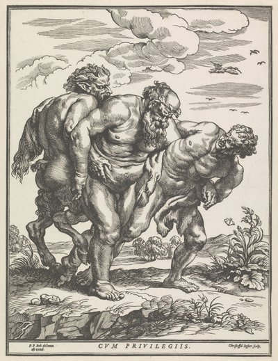 Dronken Silenus door Christoffel Jegher