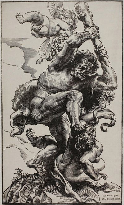 Hercules die Afgunst Doodt door Christoffel Jegher