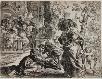 De Tuin der Liefde, Rechterhelft door Christoffel Jegher