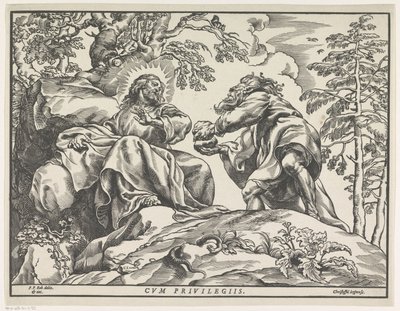 Verzoeking van Christus door Christoffel Jegher