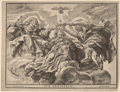 Kroning van de Maagd door Christoffel Jegher after Sir Peter Paul Rubens