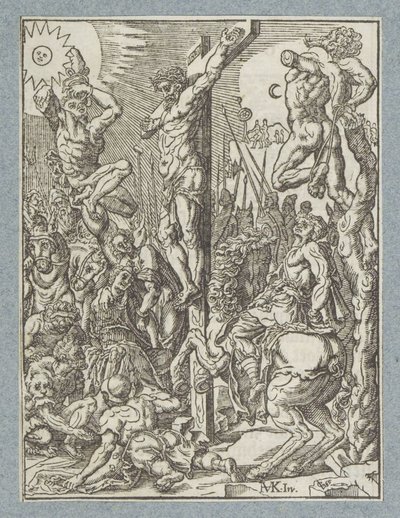 Christus aan het kruis door Christoffel van Sichem (II)