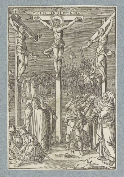 Christus aan het kruis door Christoffel van Sichem (II)