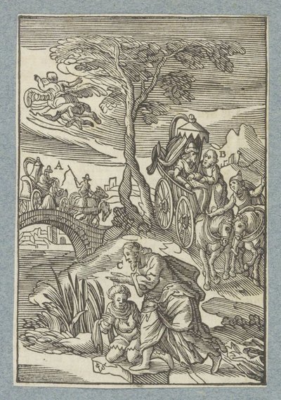 Doop van de kamerling door Christoffel van Sichem (II)