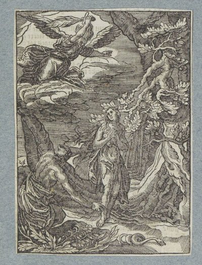 Verdrijving uit het paradijs door Christoffel van Sichem (II)
