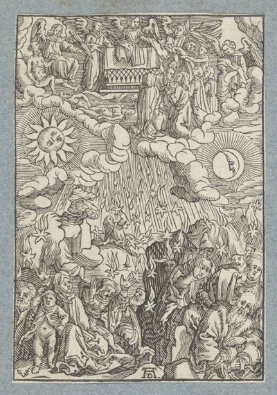 Het openen van het vijfde en het zesde zegel door Christoffel van Sichem (II)
