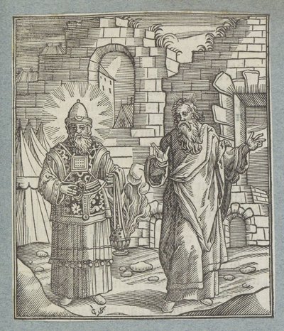 Priesterkleding door Christoffel van Sichem (II)