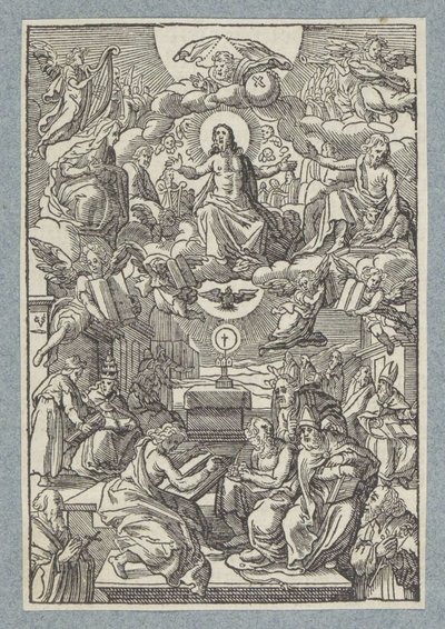 Twist tussen de kerkvaders over het heilig sacrament door Christoffel van Sichem (II)