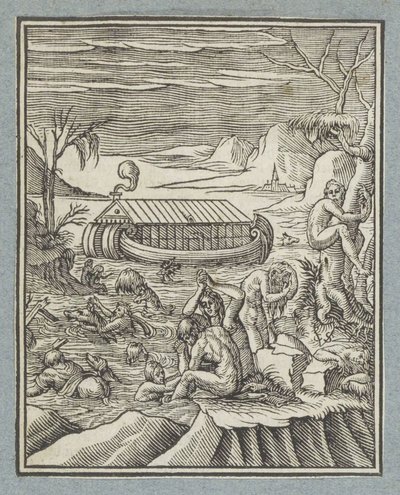 Zondvloed door Christoffel van Sichem (II)