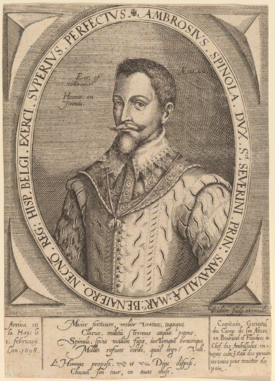Ambrosius Spinola door Christoffel van Sichem I