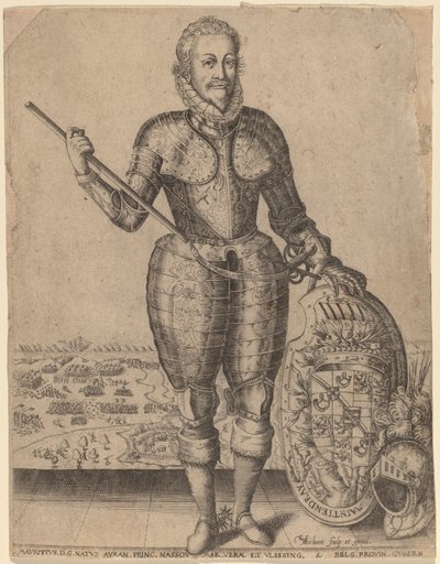 Maurits van Nassau, Prins van Oranje door Christoffel van Sichem I