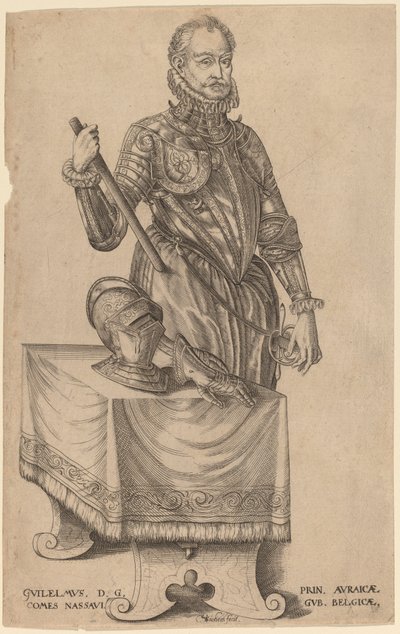 Willem van Nassau, Prins van Oranje door Christoffel van Sichem I