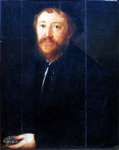 Portret van Cornelius Gros door Christoph Amberger