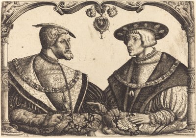 Keizers Karel V en Ferdinand I door Christoph Bockstorfer