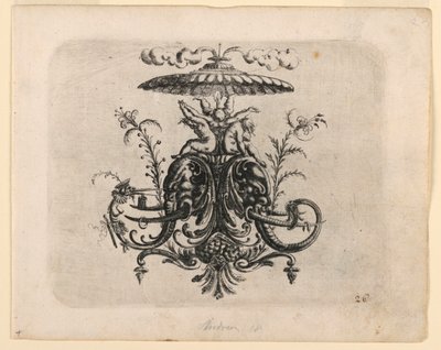Blad 26, uit Neüw Grotteßken Buch (Nieuw Grotesk Boek) door Christoph Jamnitzer