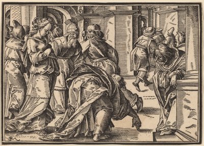 Christus Vertelt Zijn Discipelen over het Laatste Oordeel door Christoph Murer