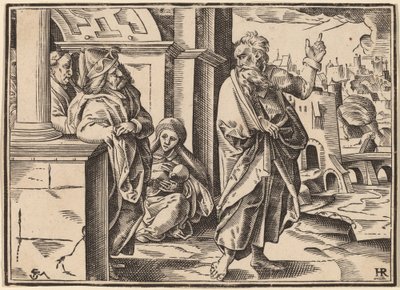 Christus Vertelt Zijn Discipelen over het Laatste Oordeel door Christoph Murer