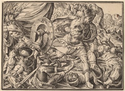 Christus vertelt zijn discipelen over het laatste oordeel door Christoph Murer