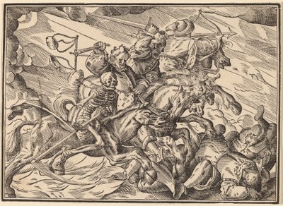 De vier ruiters van de Apocalyps door Christoph Murer