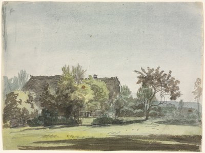 Boerderij achter bomen door Christoph Nathe