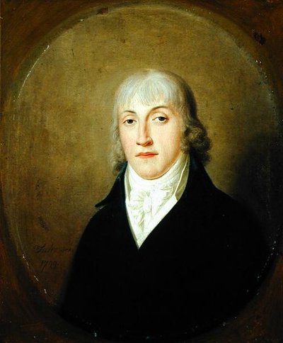 Portret van een heer, 1799 door Christoph Suhr
